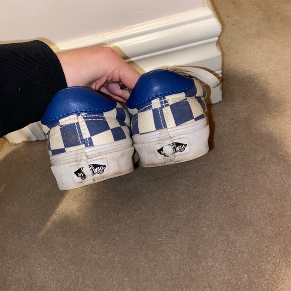Blue Checkered Vans - Picture 3 of 4